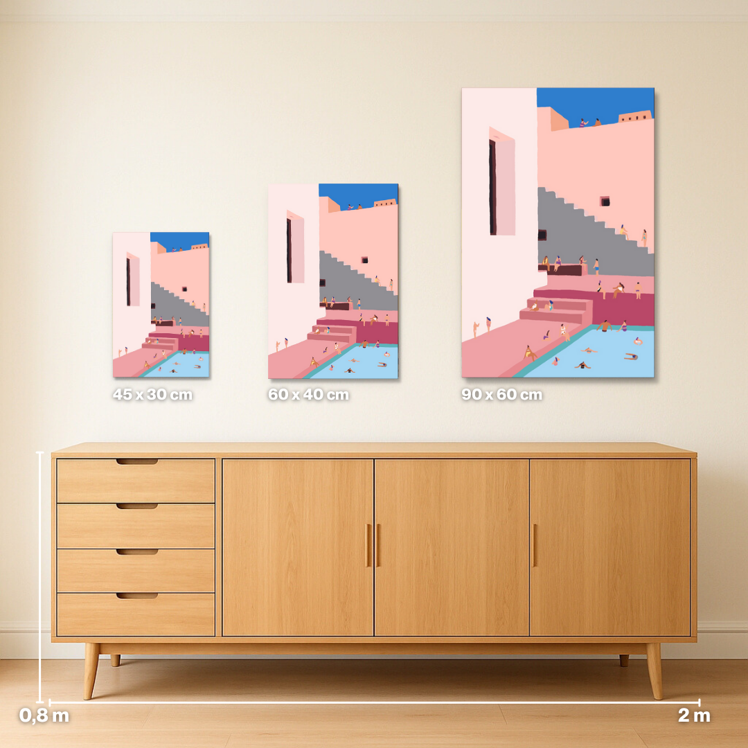 Poolside Steps - Malen nach Zahlen