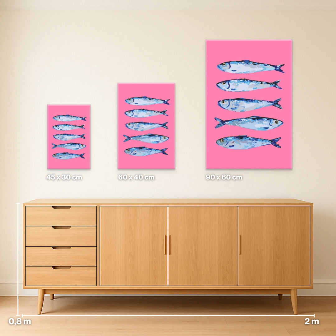 Perspektivenwechsel Pink - Malen nach Zahlen