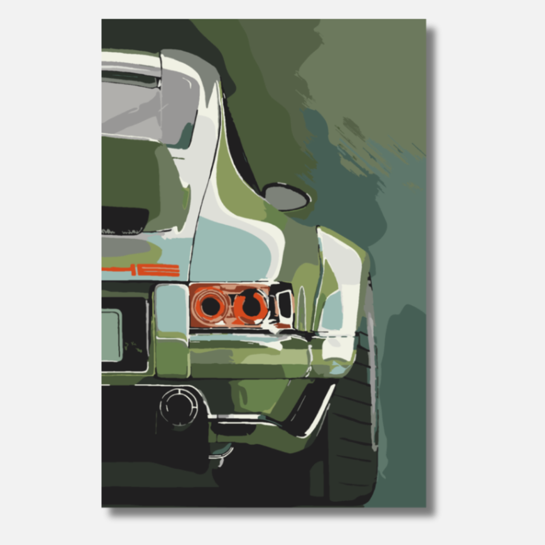 Green Goddess - Malen nach Zahlen