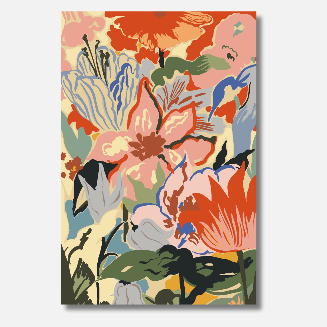 Flower Garden - Malen nach Zahlen
