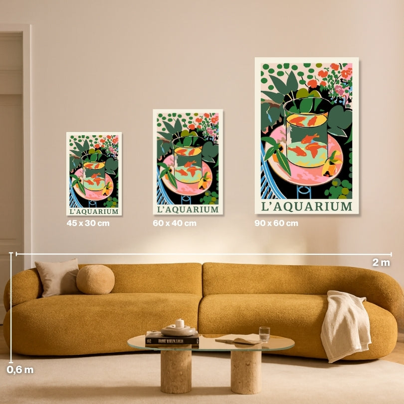 L´Aquarium inspiriert von Matisse - Malen nach Zahlen