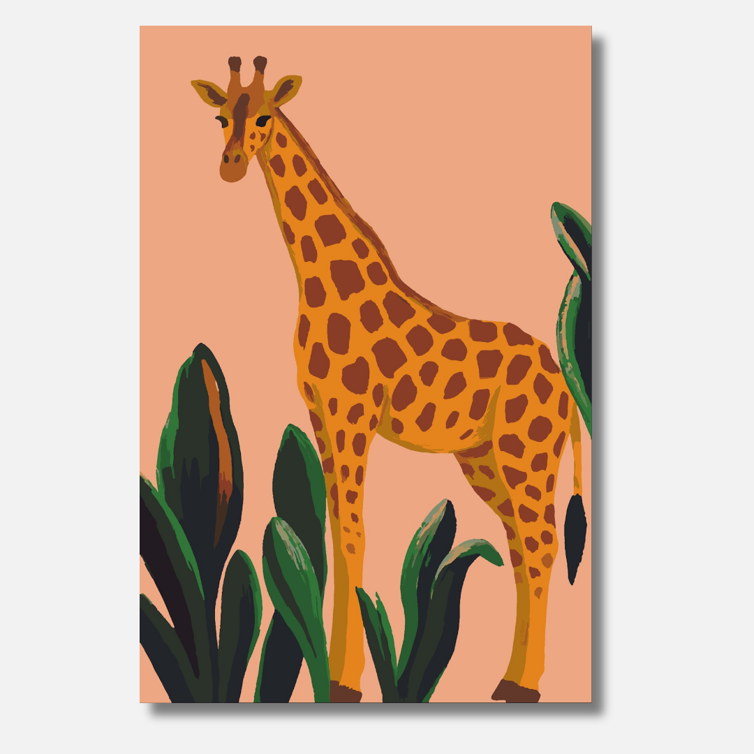 Giraffe - Malen nach Zahlen