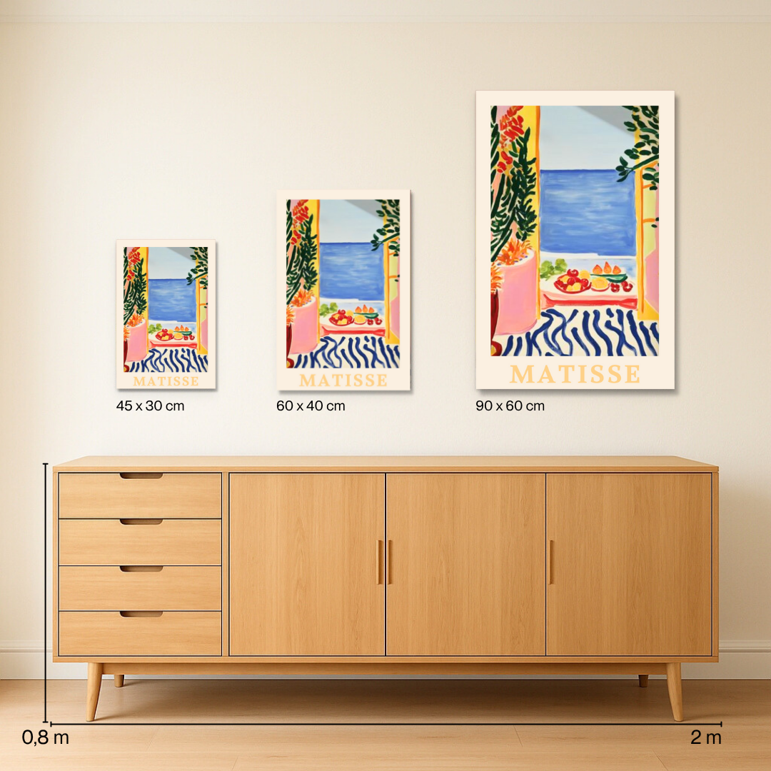 Matisse Fensterblick - Malen nach Zahlen