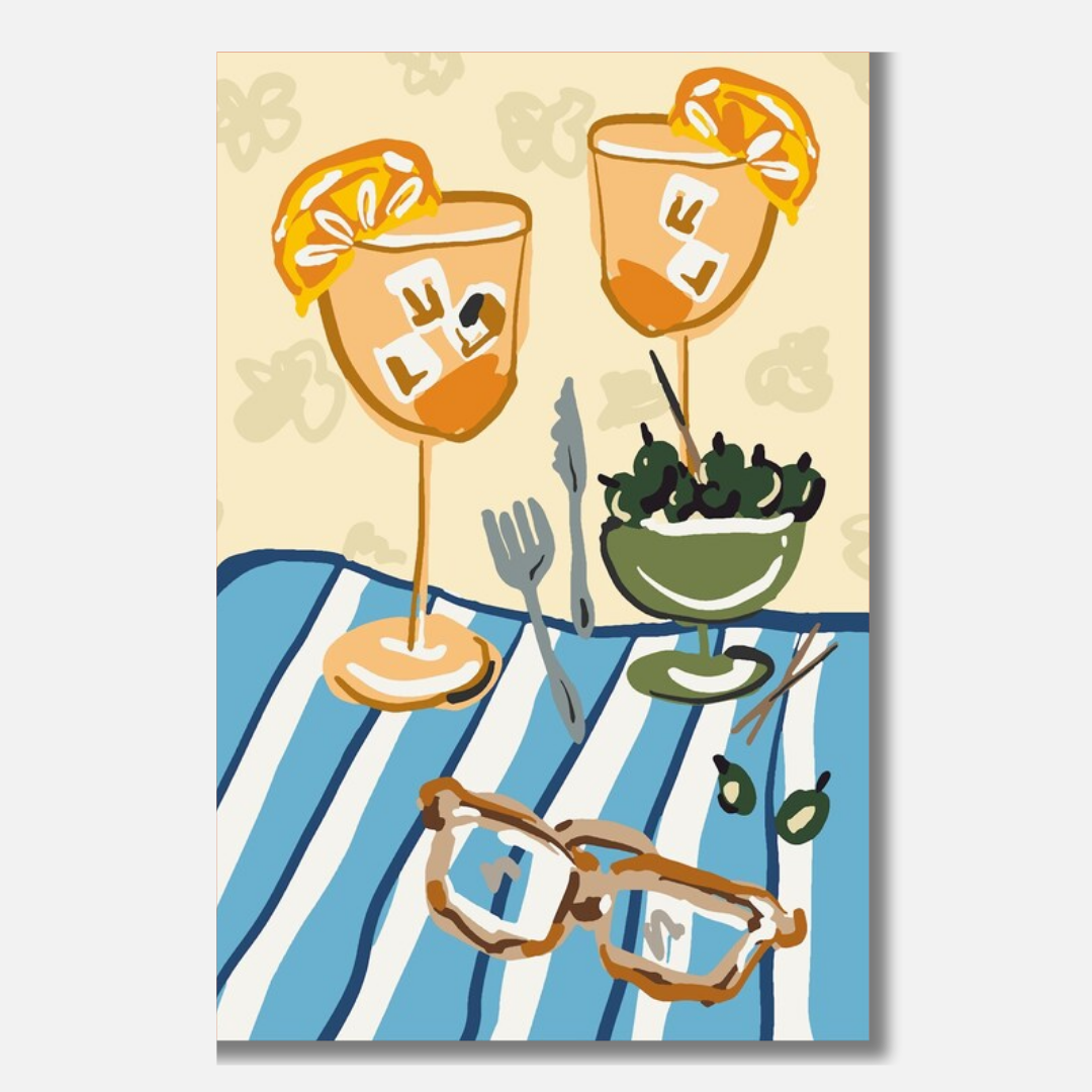 Apéritif- Malen nach Zahlen