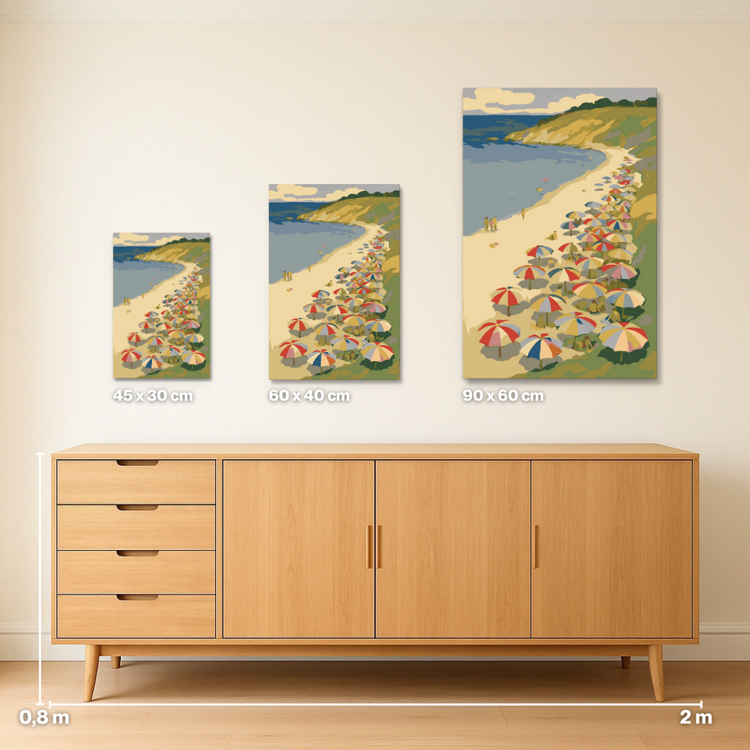 Küste - Malen nach Zahlen