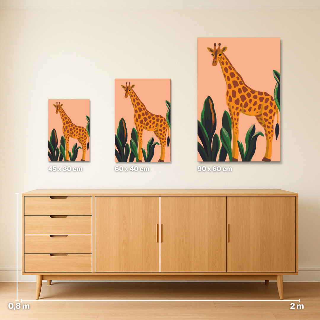 Giraffe - Malen nach Zahlen