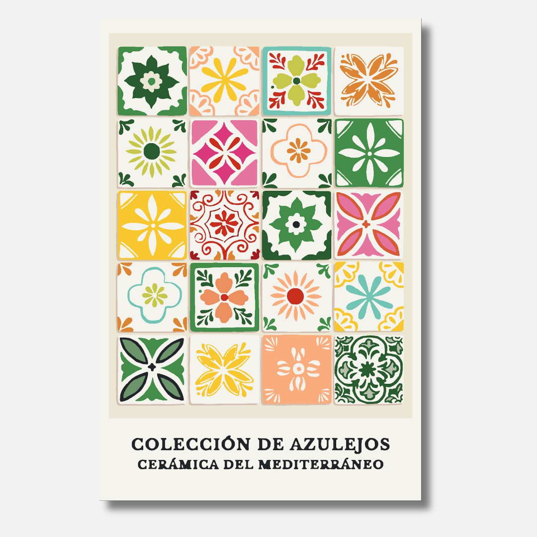 Azulejos del Mediterraneo - Malen nach Zahlen