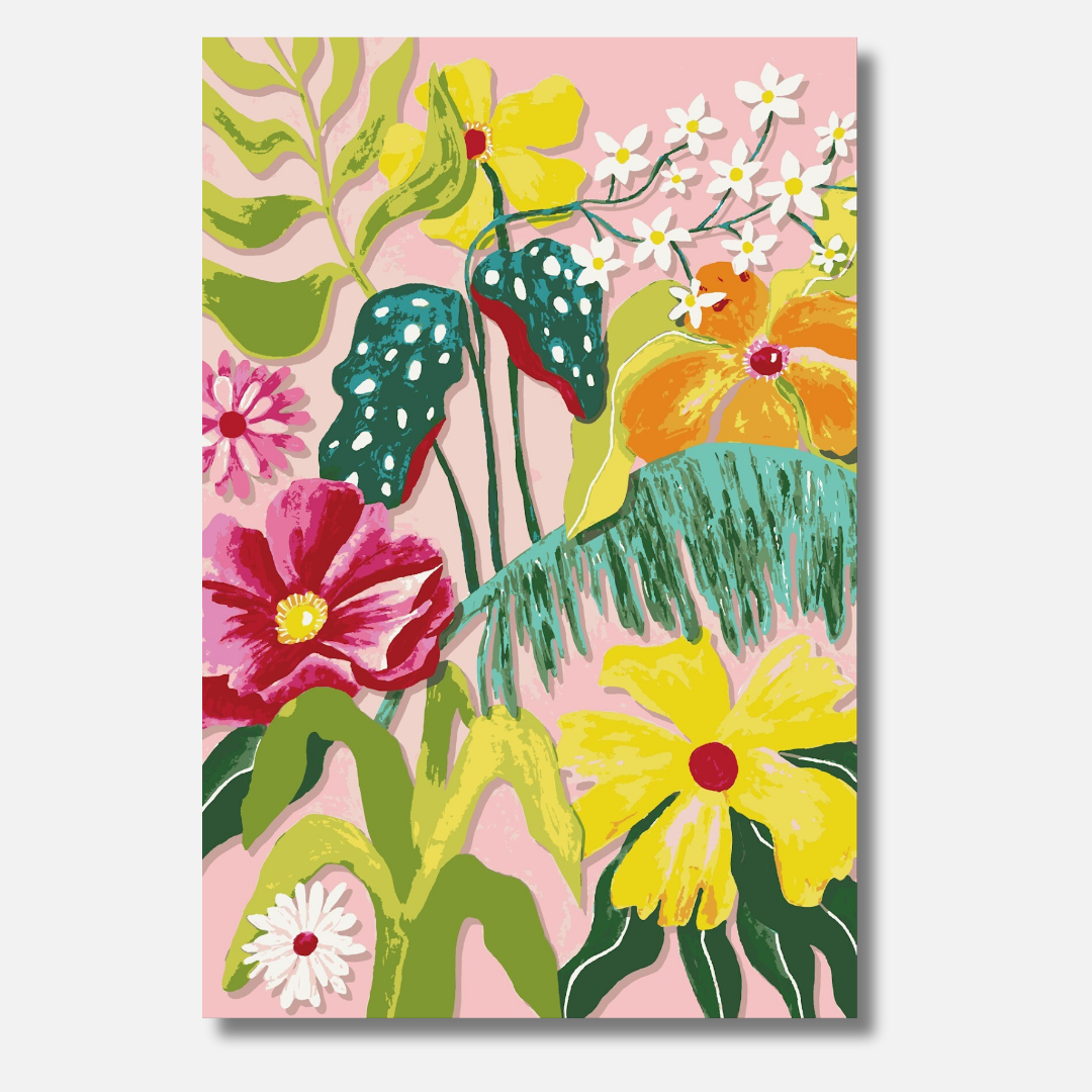 Malen nach Zahlen Habitus - Flores y Plantas