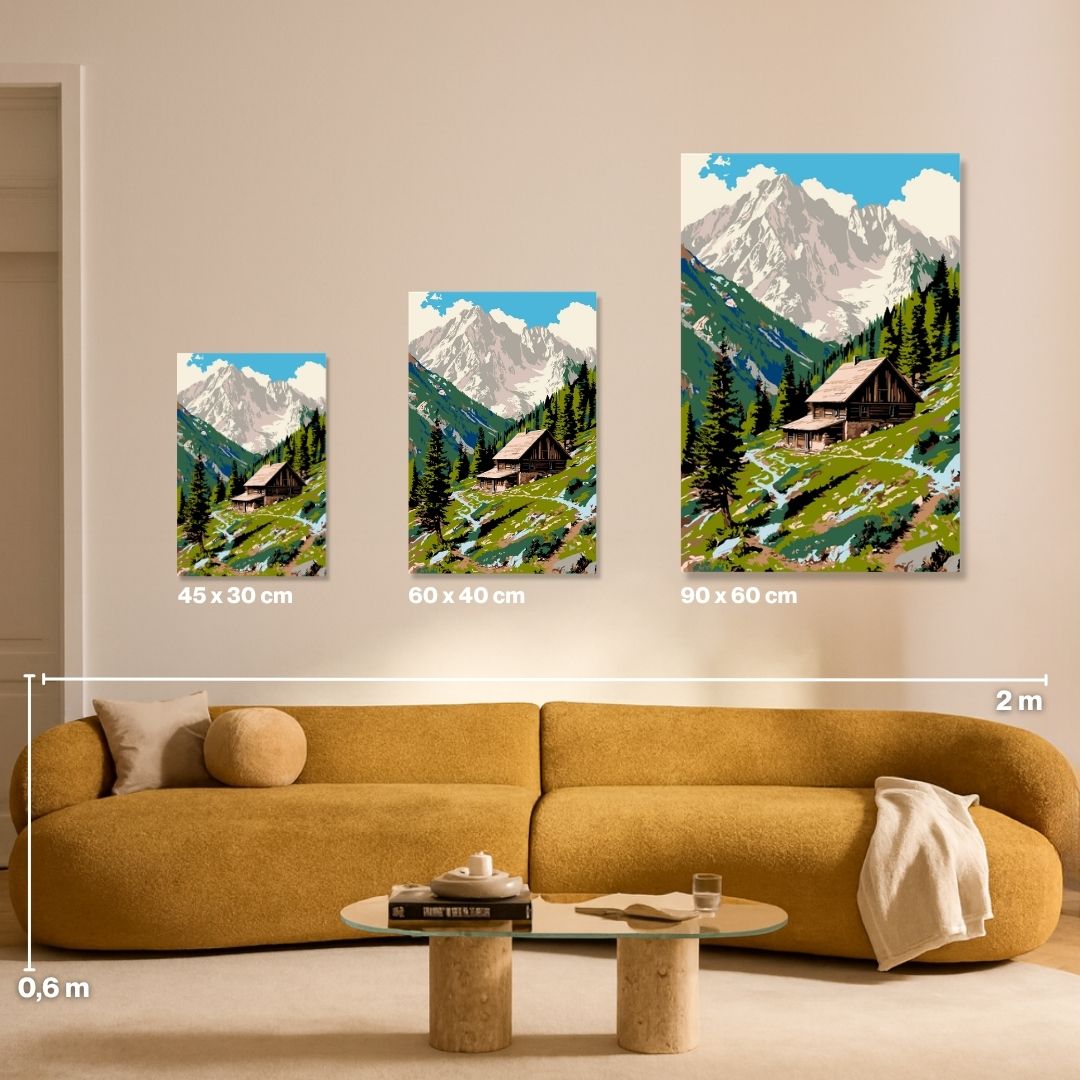 Alpenruhe - Painting by numbers