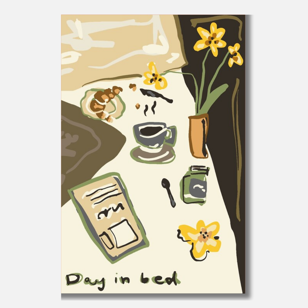 Day in Bed - Malen nach Zahlen