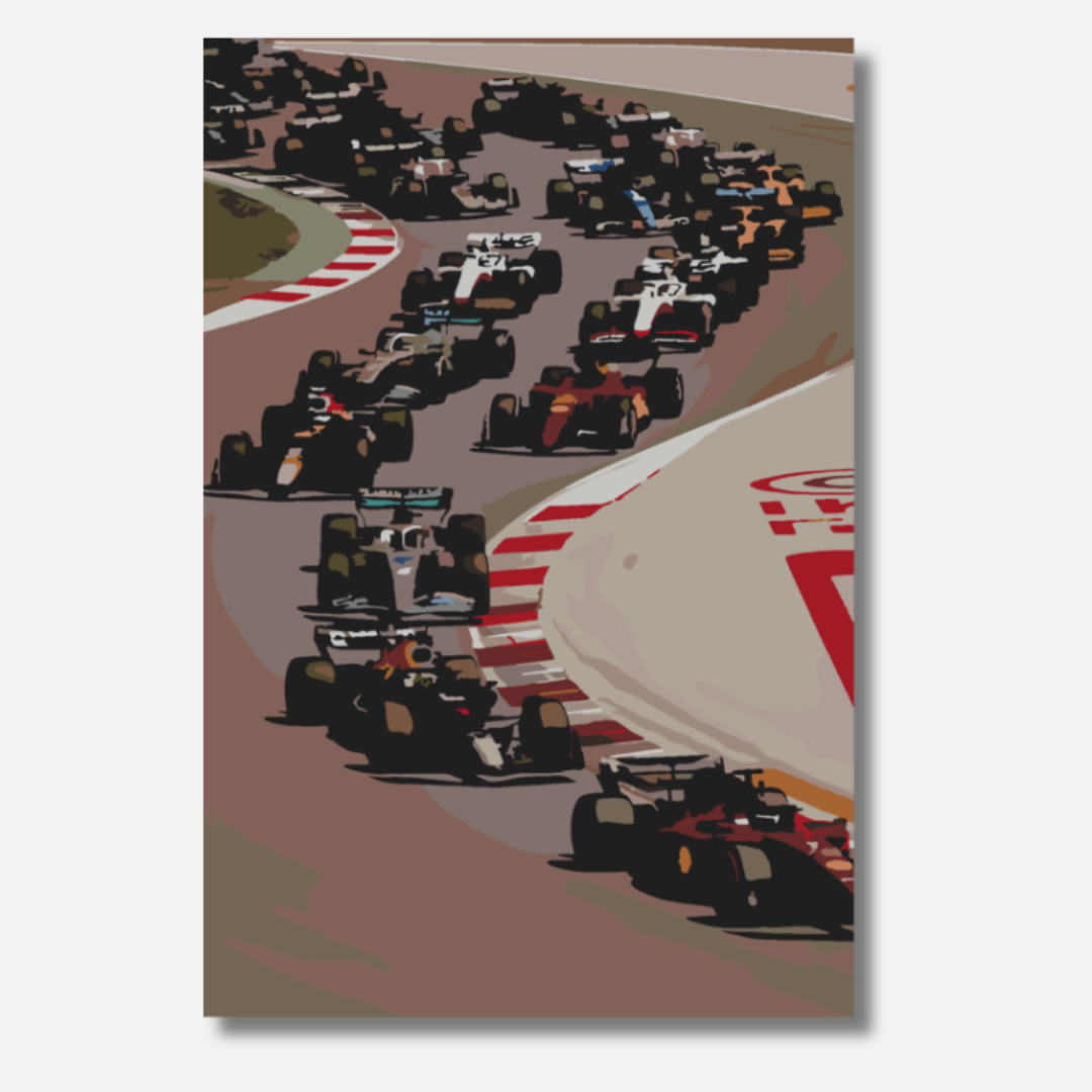 Get the Race started - Malen nach Zahlen