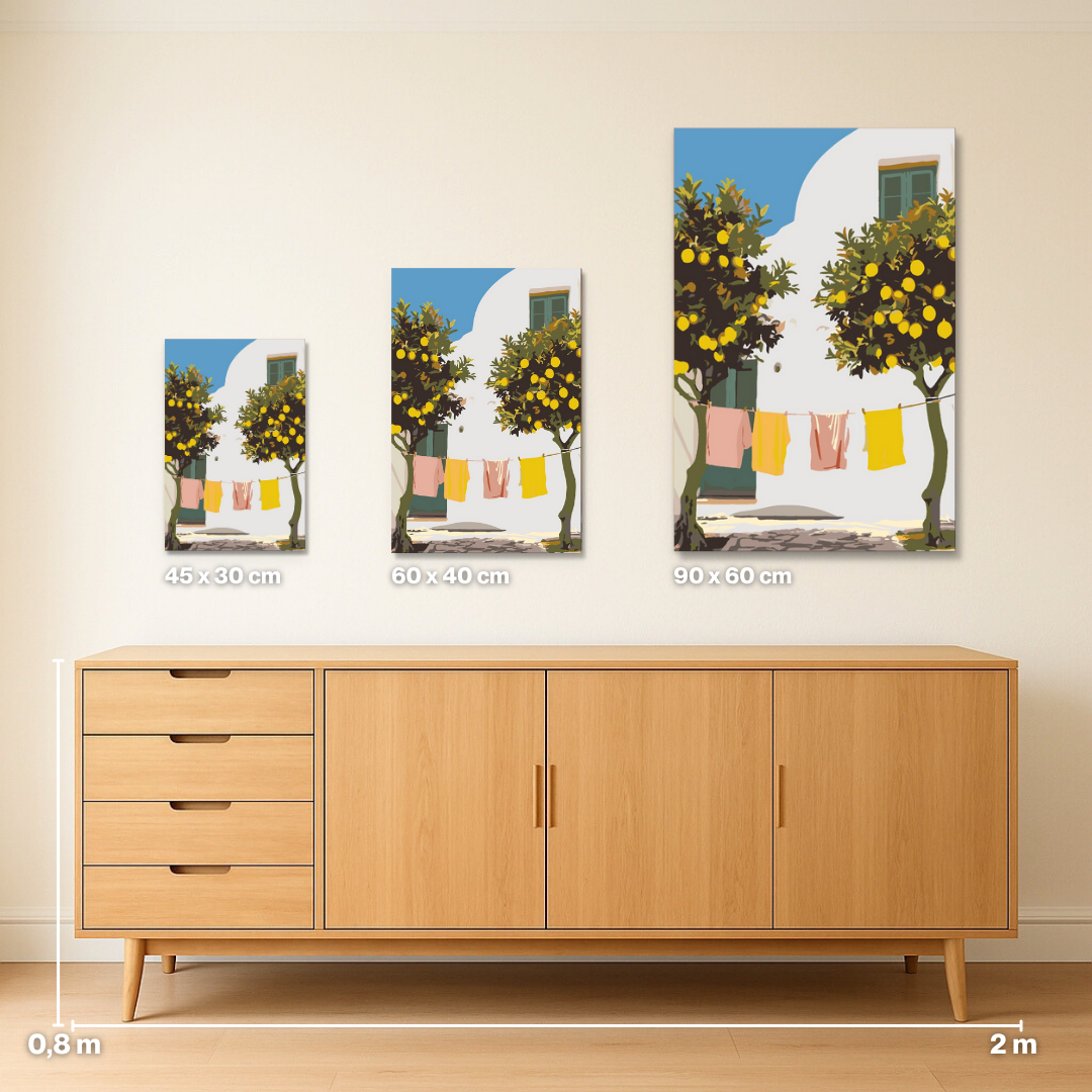 Greek Summer - Malen nach Zahlen