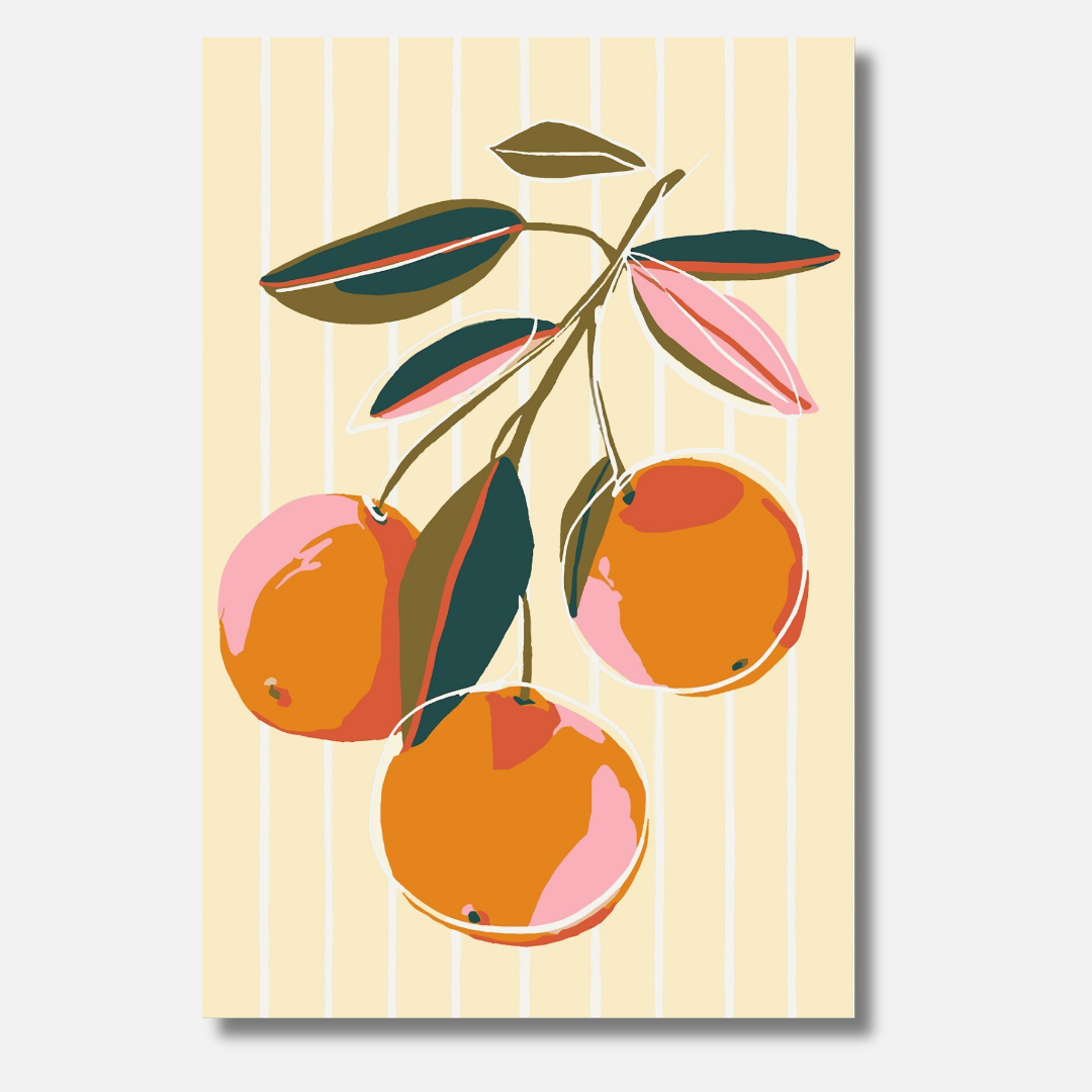 Malen nach Zahlen Habitus - Orangenzweig