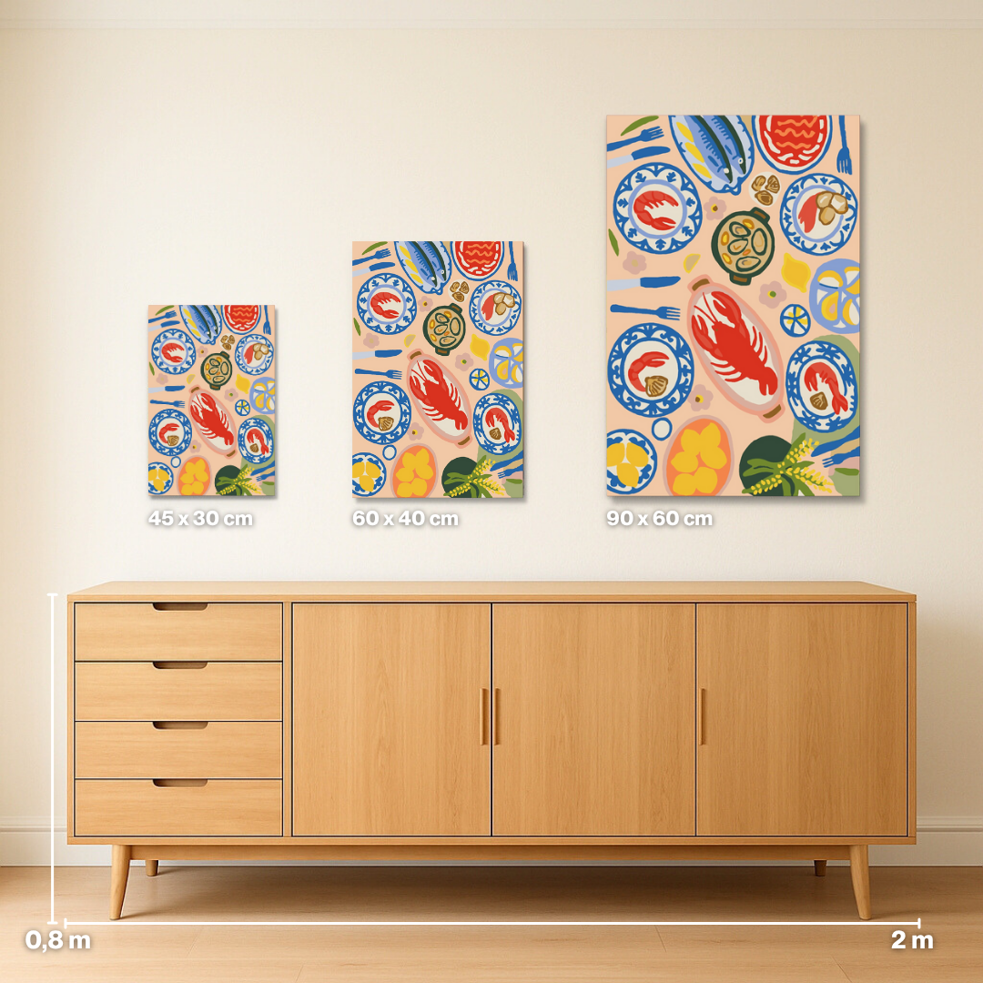 Seafood is Served - Malen nach Zahlen