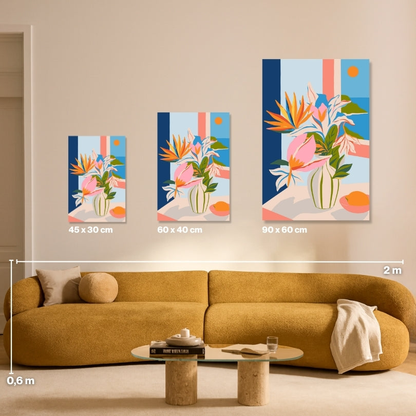 Island Bouquet - Malen nach Zahlen