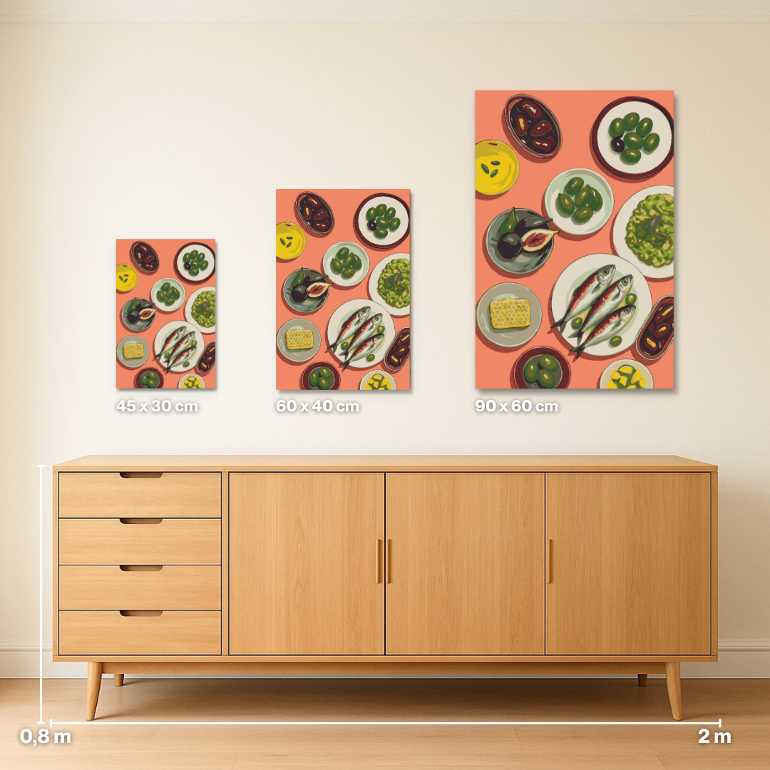 Olivenzeit - Malen nach Zahlen