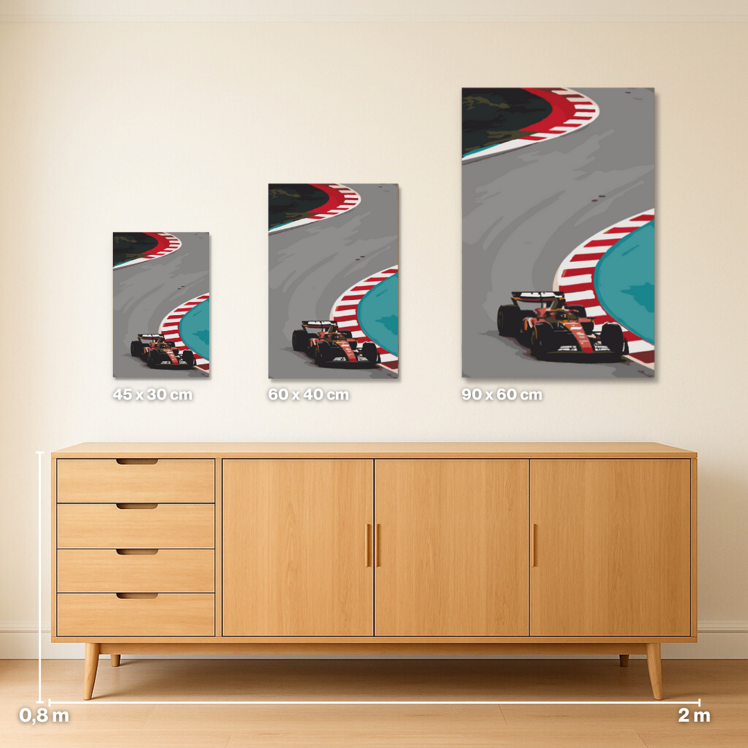 Race Curve - Malen nach Zahlen