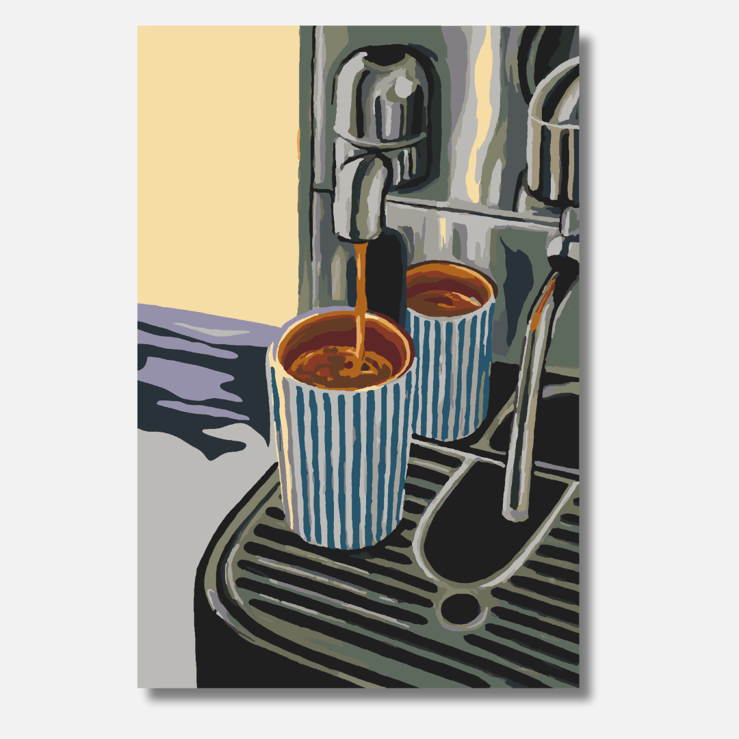 Coffee Club - Malen nach Zahlen