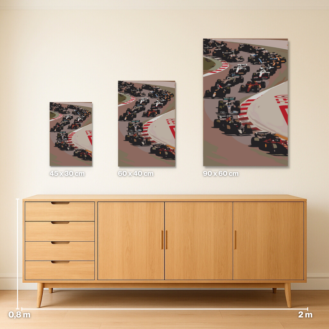 Get the Race started - Malen nach Zahlen