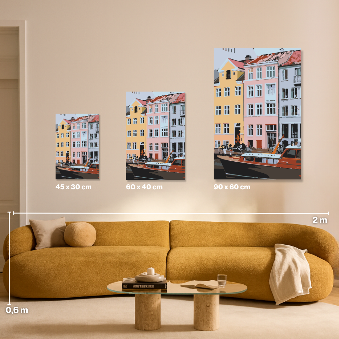 Copenhagen Streets - Malen nach Zahlen