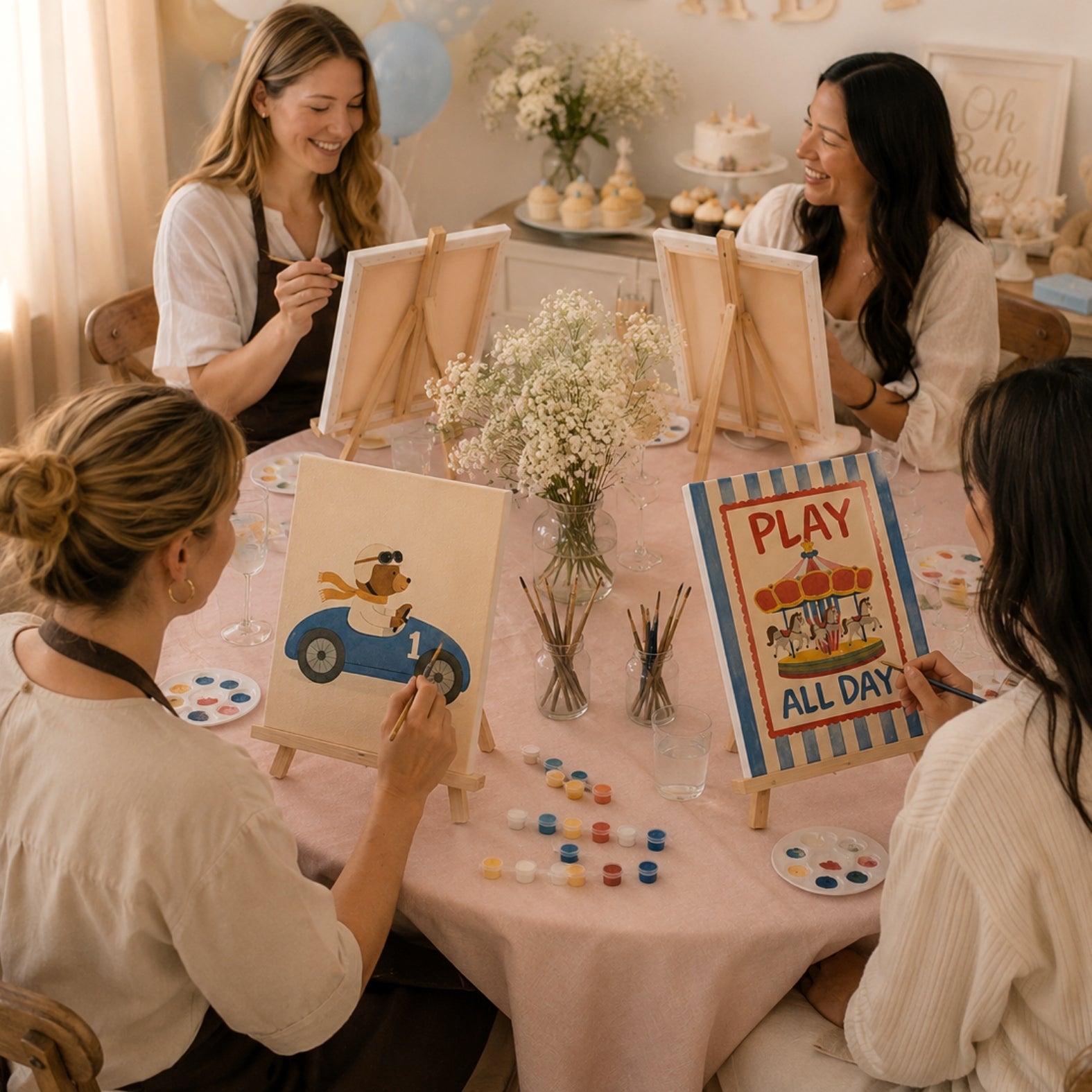 Baby Shower - Ausmalbox