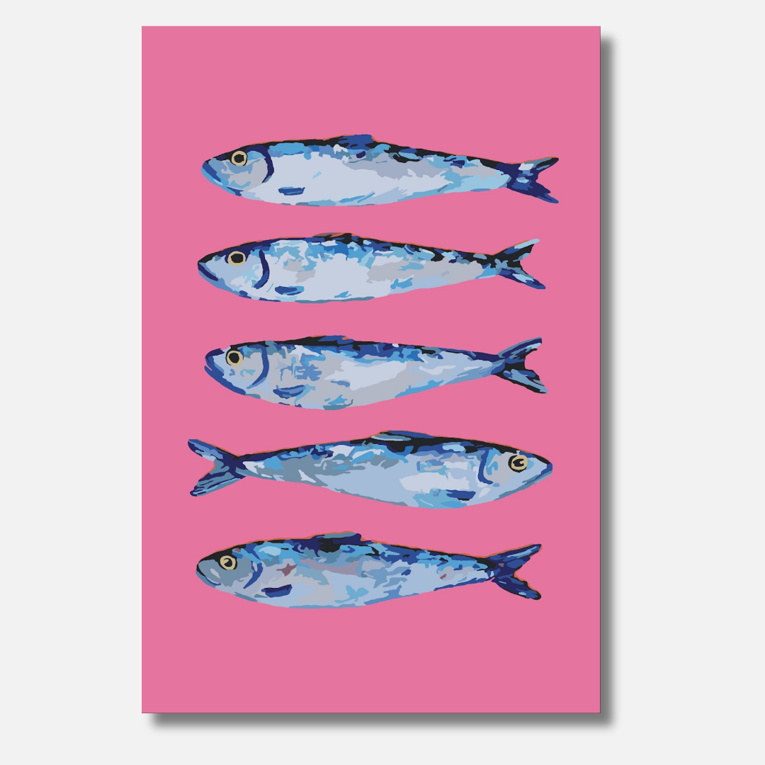 Perspektivenwechsel Pink - Malen nach Zahlen