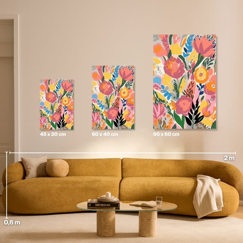 Blush Blossoms - Malen nach Zahlen
