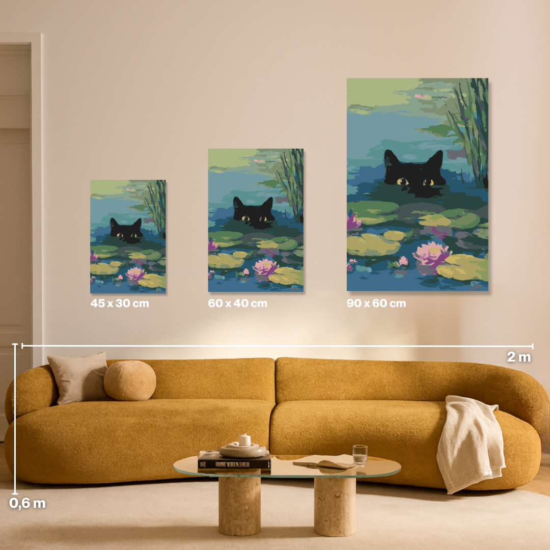 Hidden Cat - Malen nach Zahlen