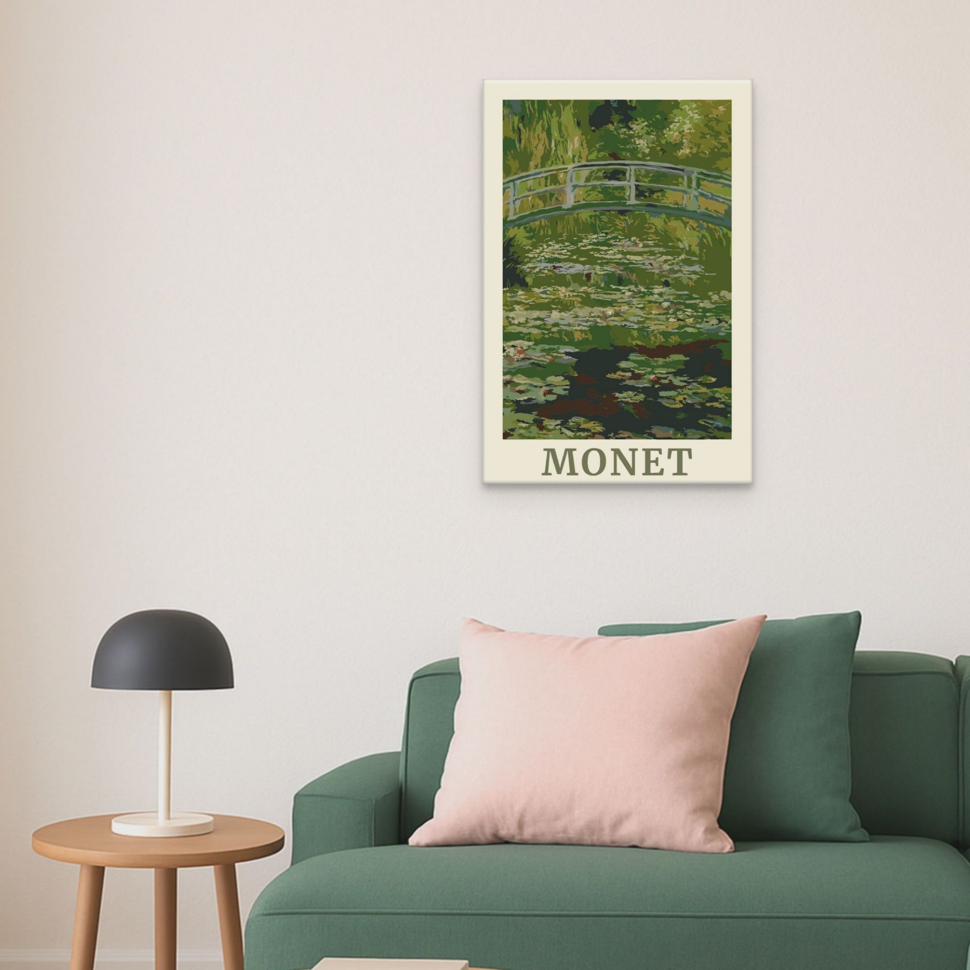 Monet Bridge - Malen nach Zahlen
