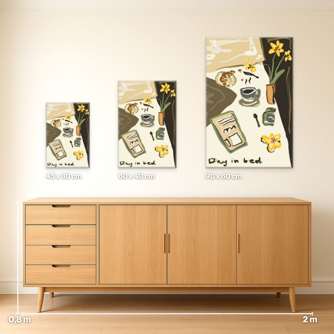 Day in Bed - Malen nach Zahlen