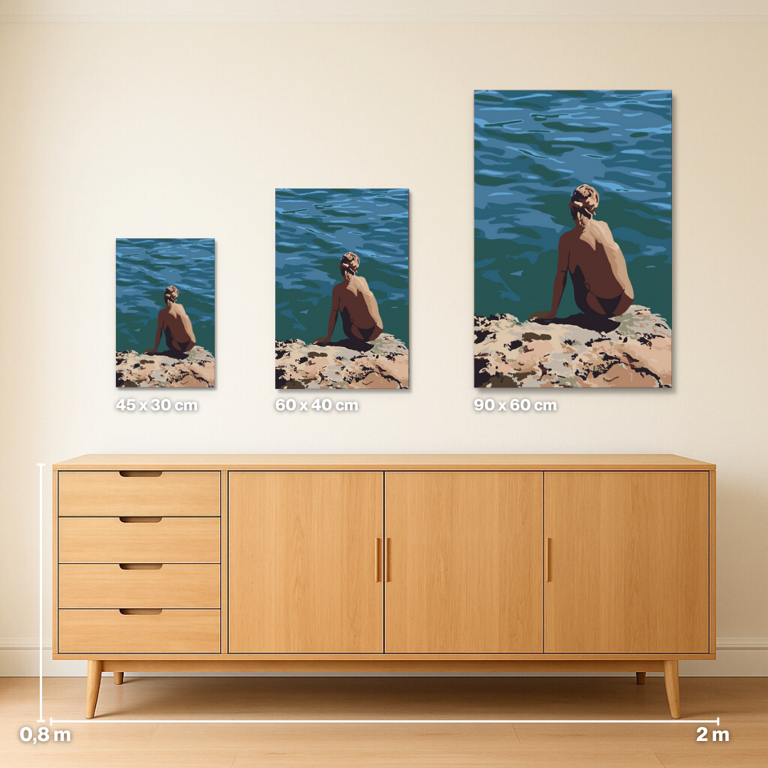 Malen nach Zahlen - eigenes Foto