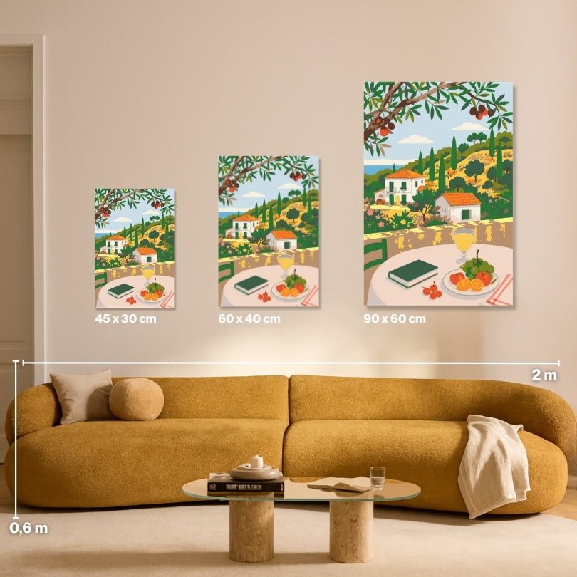 Olive Grove - Malen nach Zahlen