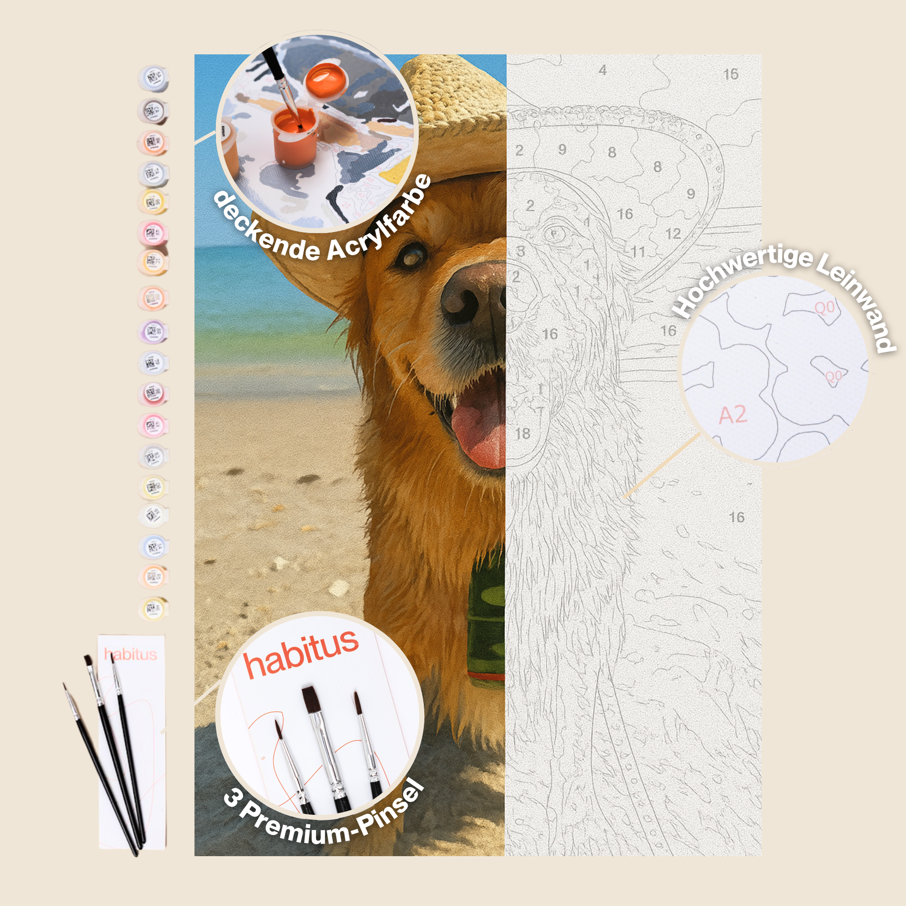 Malen nach Zahlen - eigenes Foto