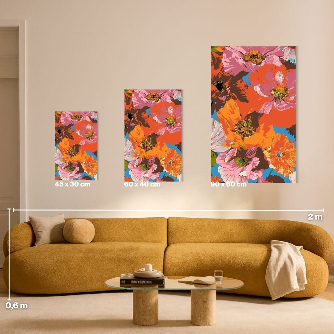 Blumenrausch - Malen nach Zahlen