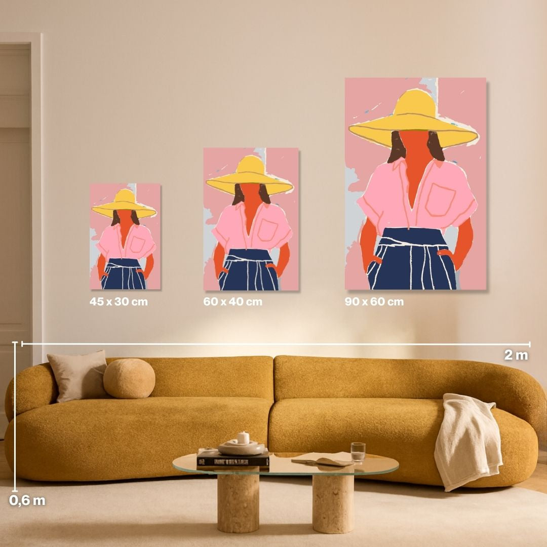 Safari Woman - Malen nach Zahlen