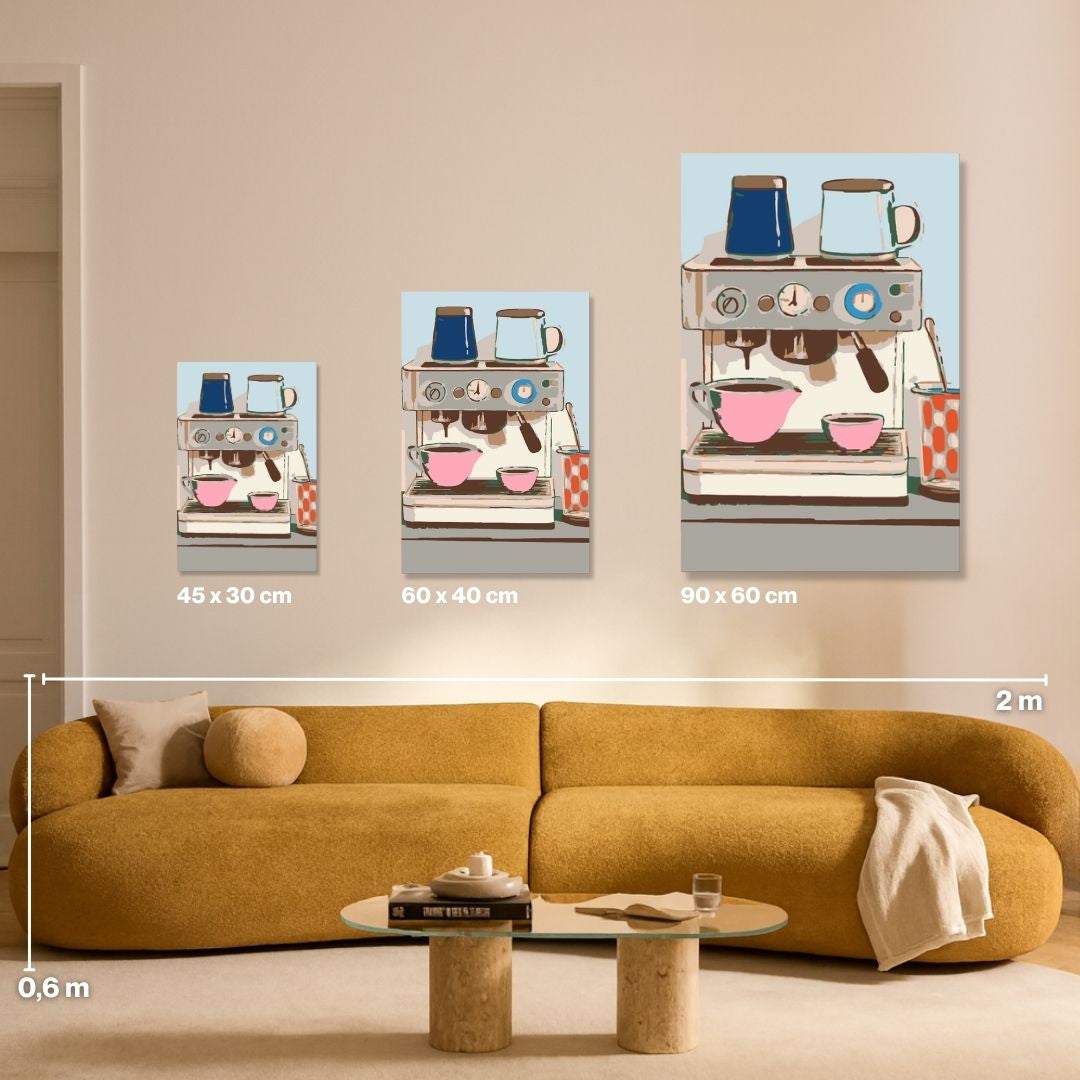 Kaffeepause - Malen nach Zahlen