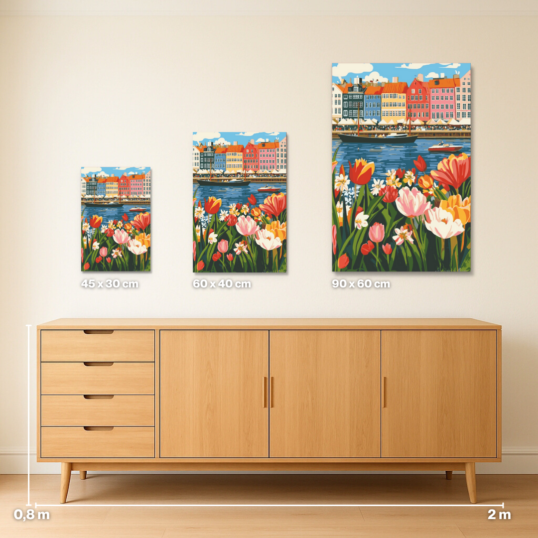 Copenhagen Bliss - Malen nach Zahlen