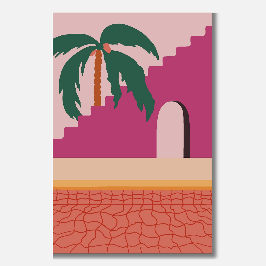 Plants by the Pool 3 - Malen nach Zahlen