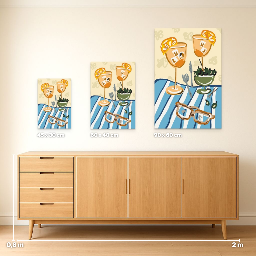 Apéritif- Malen nach Zahlen