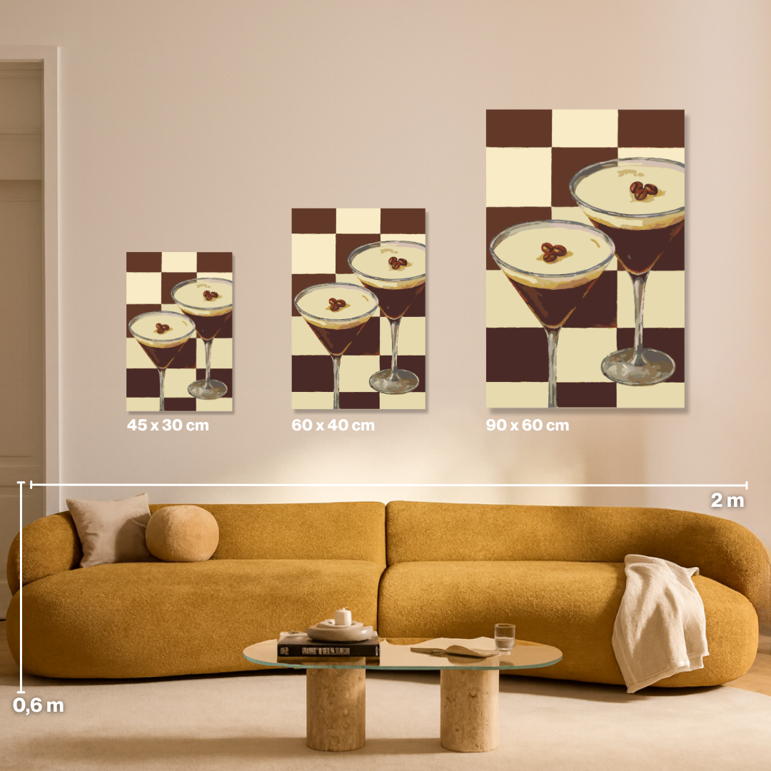 Espresso Martini - Malen nach Zahlen