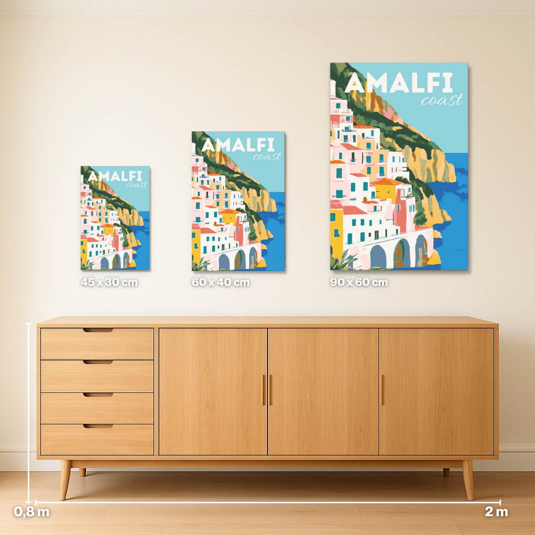 Amalfi Küste - Malen nach Zahlen