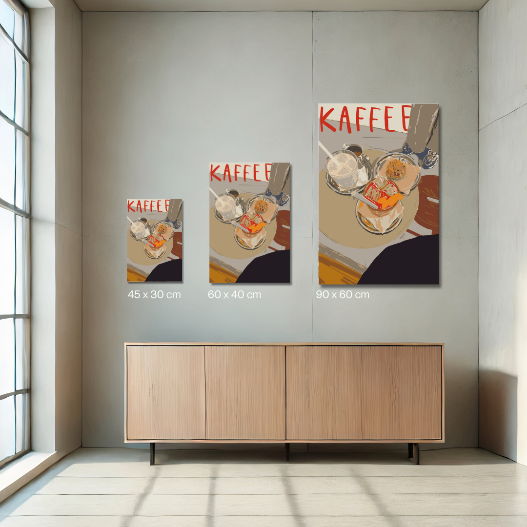 Iced Coffee- Malen nach Zahlen