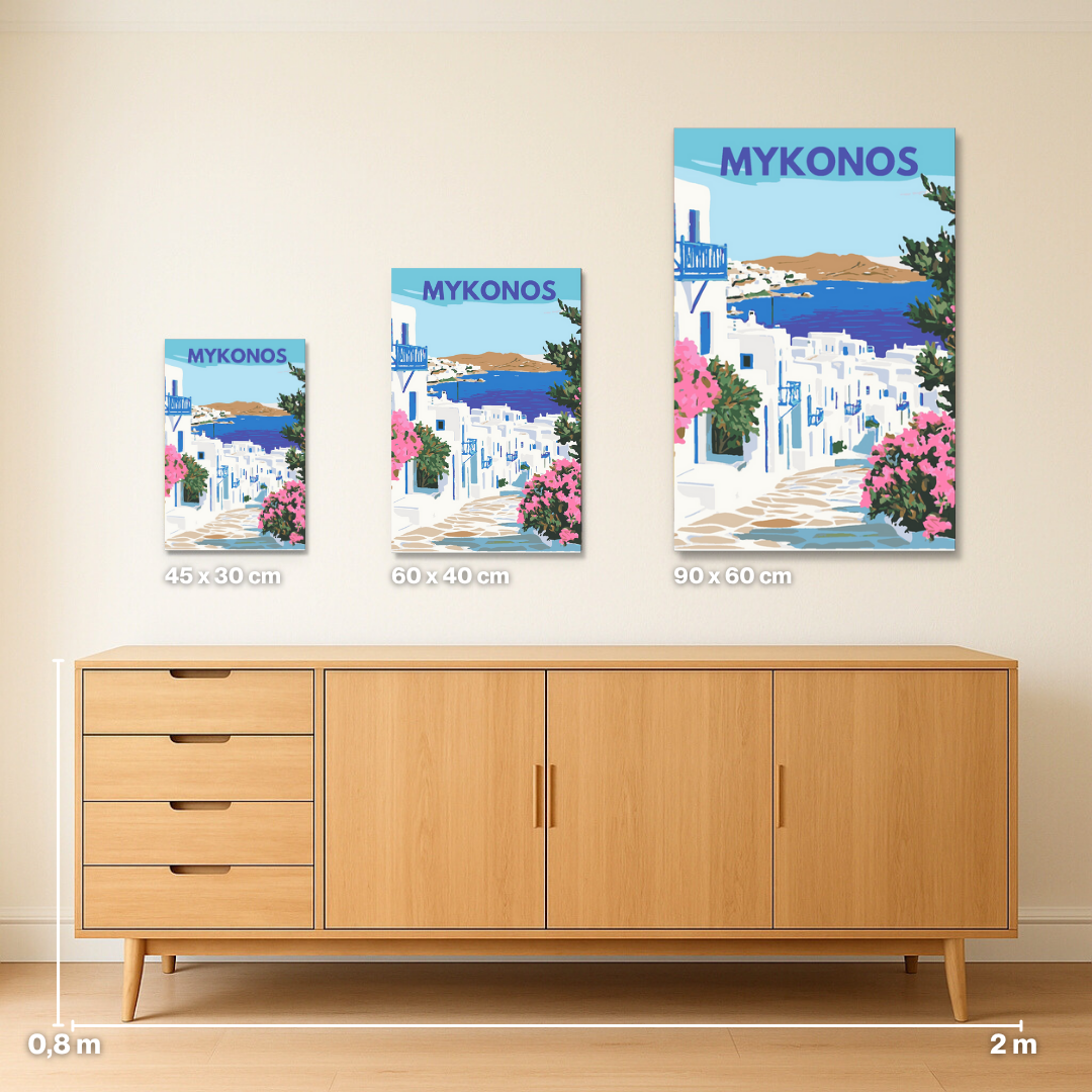 Mykonos - Malen nach Zahlen