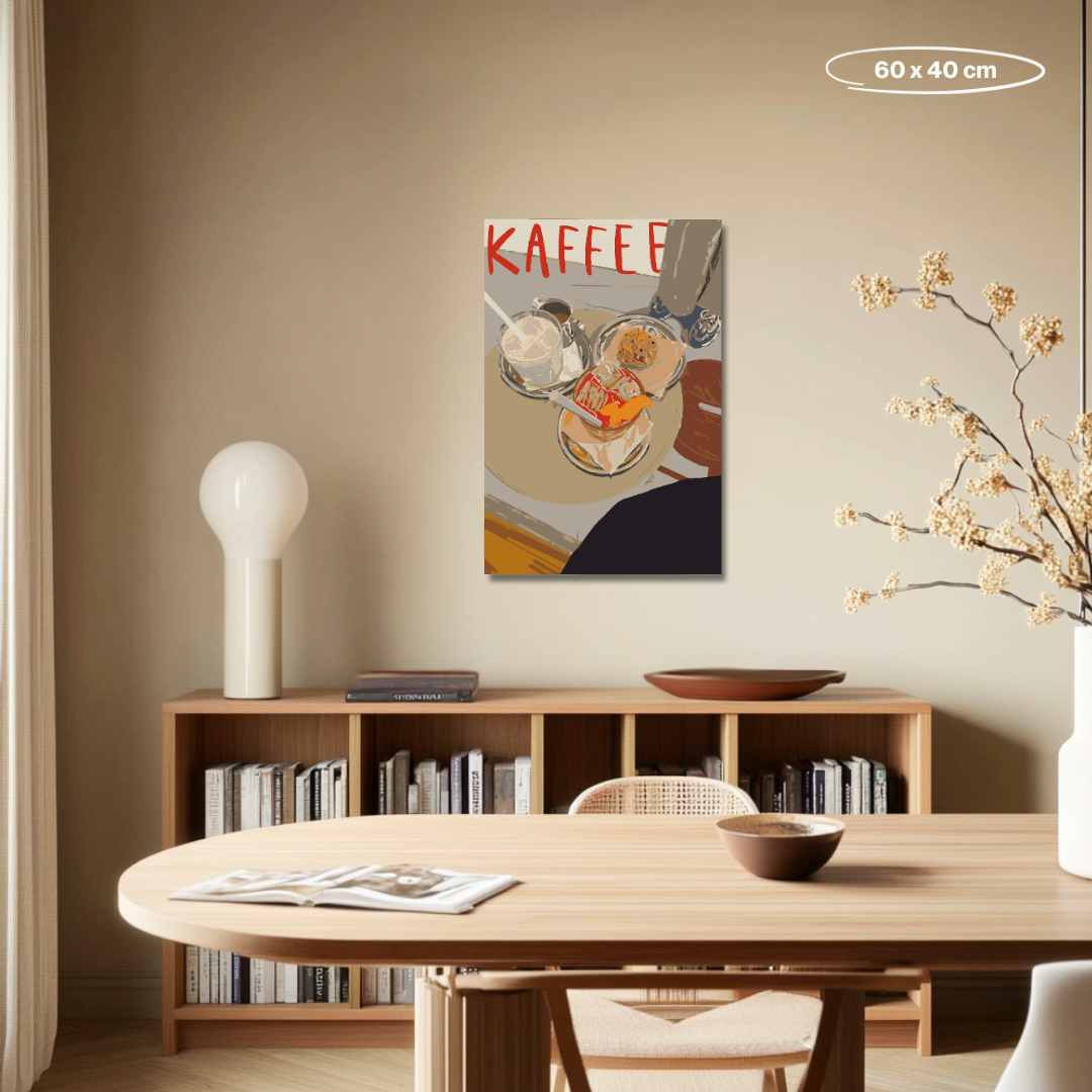 Iced Coffee- Malen nach Zahlen