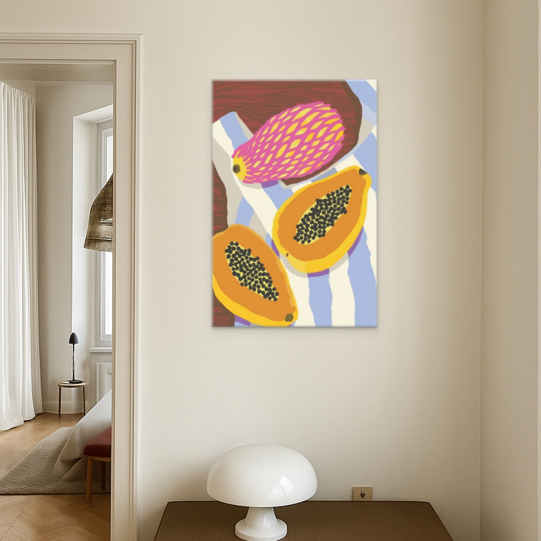 Papaya Paradise - Malen nach Zahlen