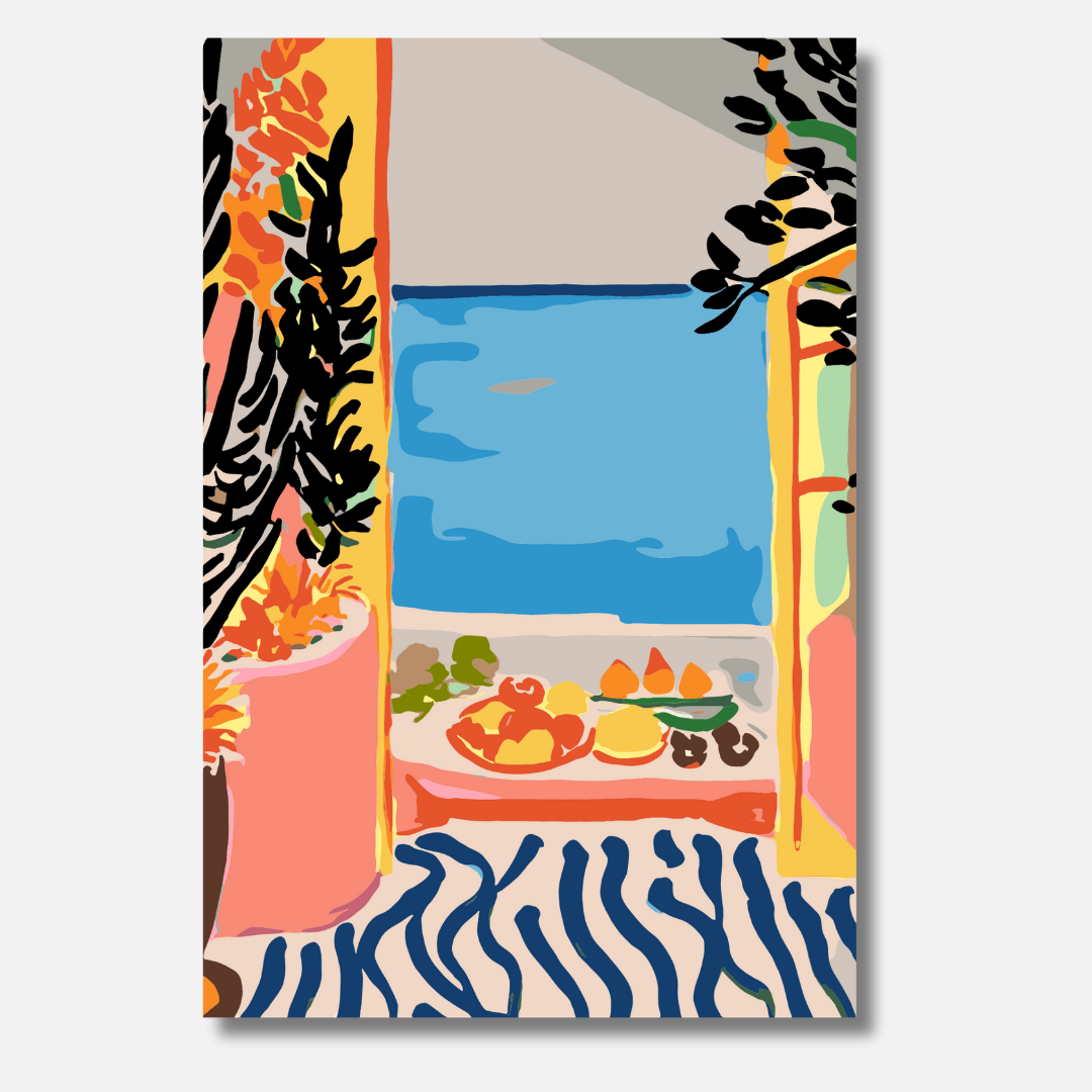 Matisse Window - Malen nach Zahlen