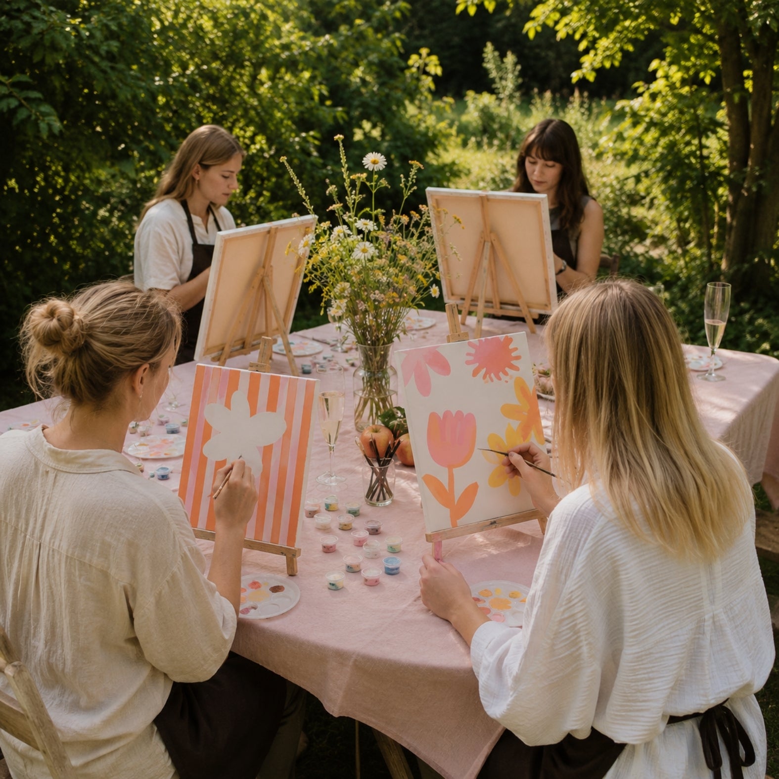 Garten Party x textilwerk - Ausmalbox