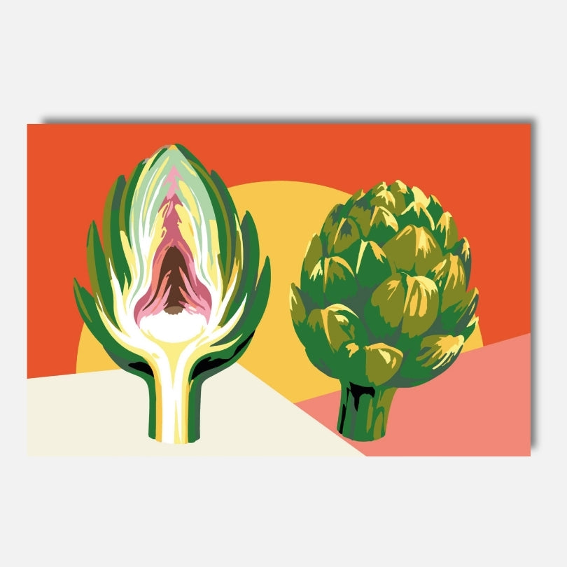 Artichoke Bloom - Malen nach Zahlen