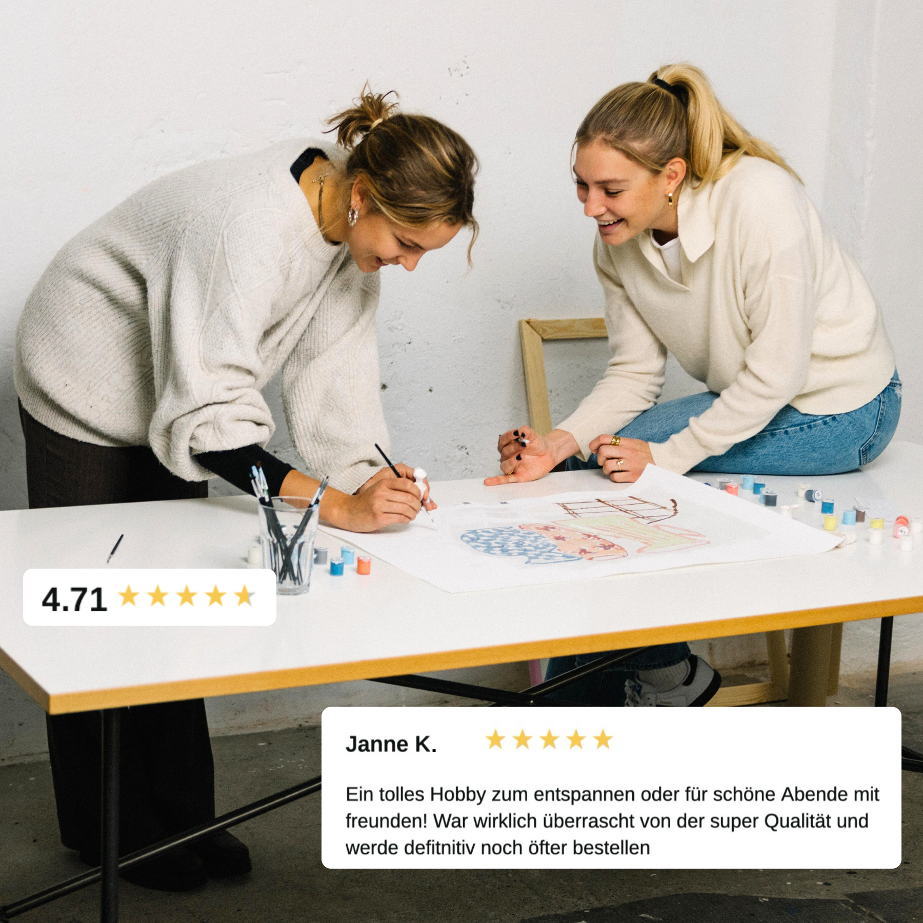 Martini Ladies - Malen nach Zahlen