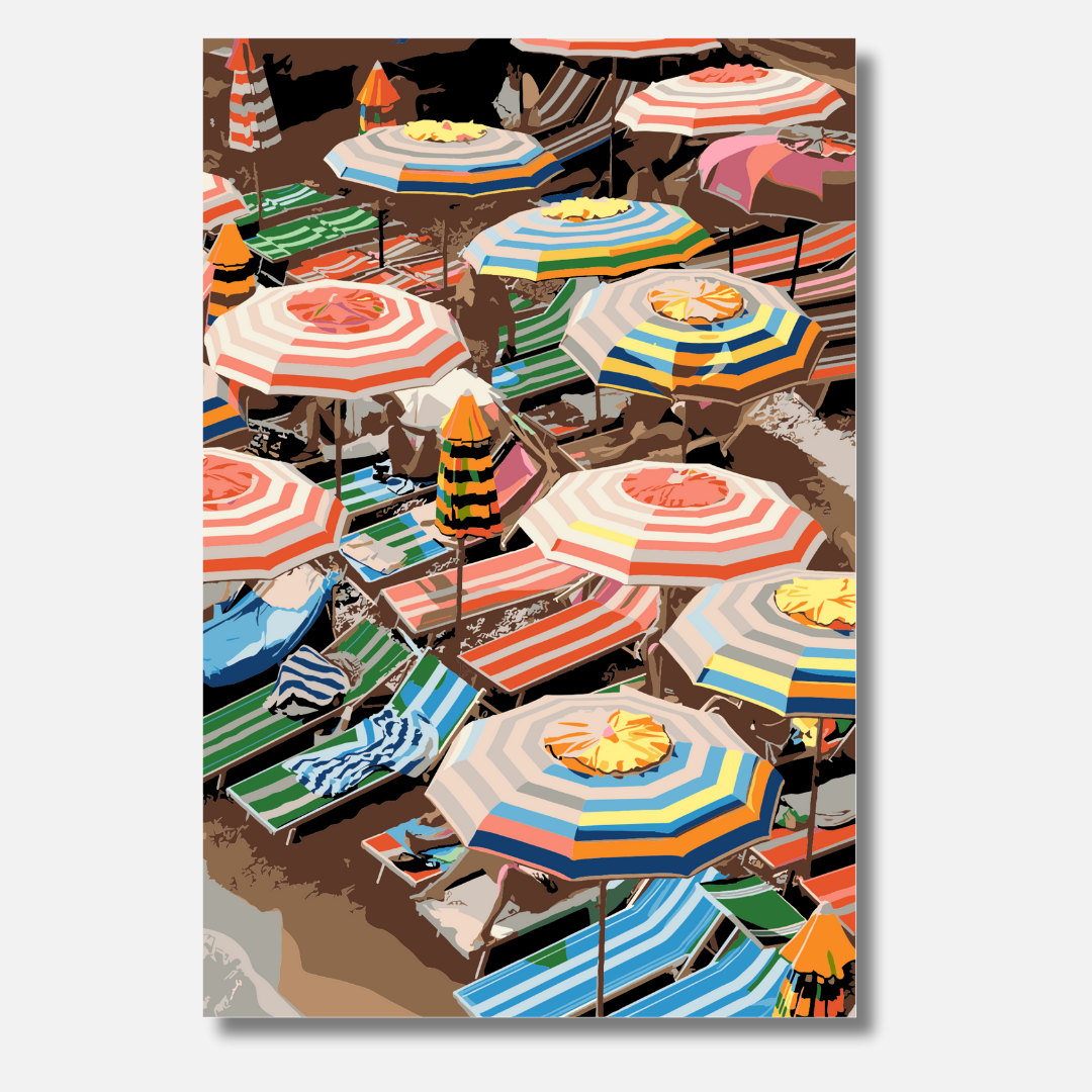 At the beach - Malen nach Zahlen